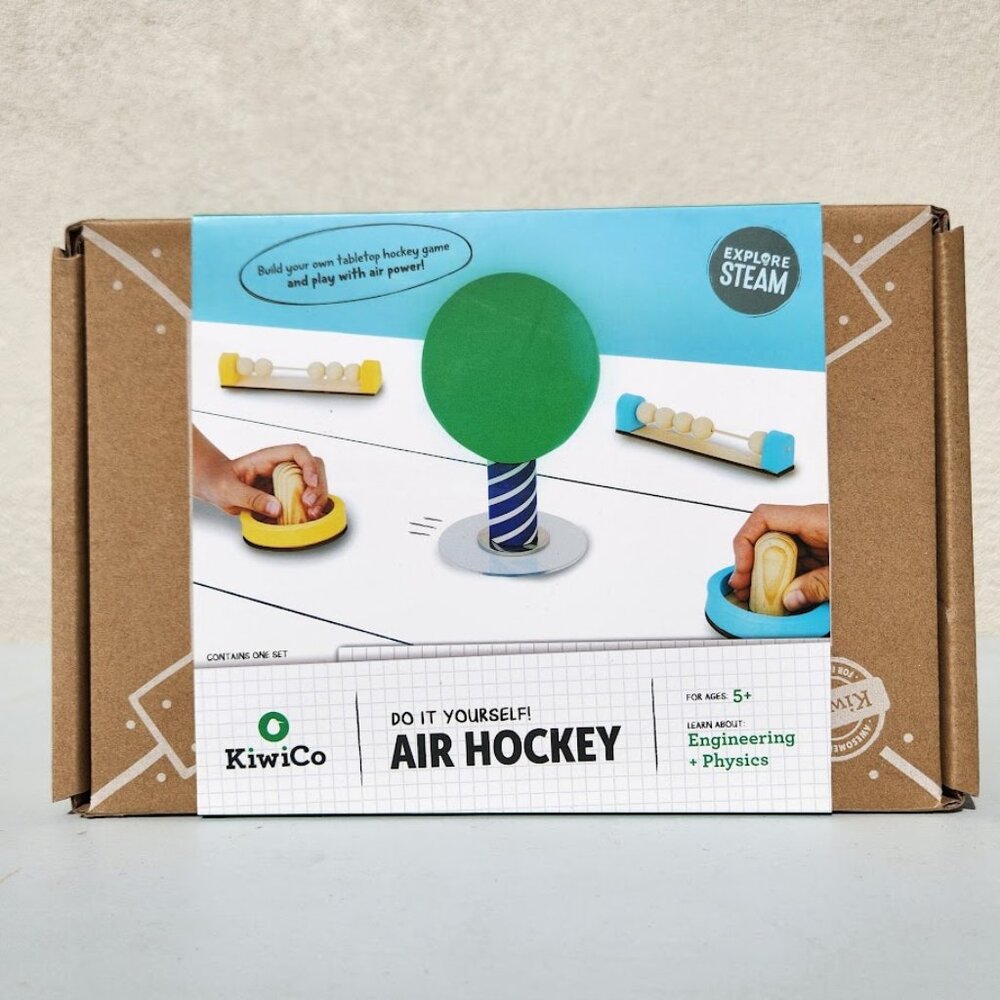 KiwiCo Air Hockey Kiwi Co Craft Kit STEM Toy Set Built once. All parts included.